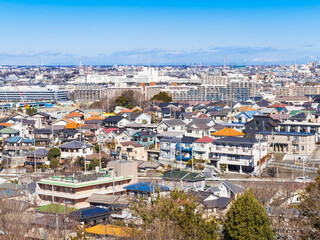 東京郊外の住宅地　多摩市