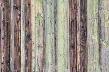 Green and brown wooden background