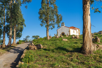 Chapel of San Antonio in the city of Candas, in Asturias, Spain 