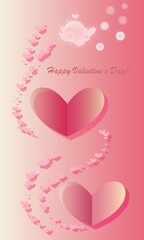 happy valentine's day romantic card 
