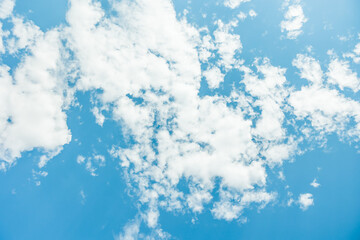 Blue Sky With White Clouds