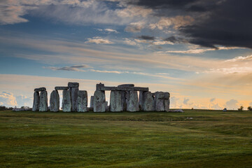 Stonehedge at Sunset in Wiltshire, Summer solstice