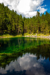 Obraz premium lake in the forest Baveria Germany