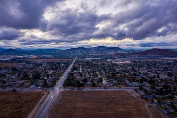 View above Grand Terrace, CA