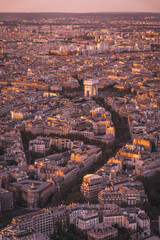 Fototapeta premium arc de triomphe packet christo