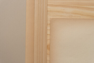 Naklejka na ściany i meble vintage paper arranged on a wood surface
