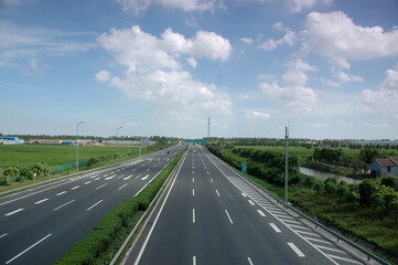 highway in the countryside