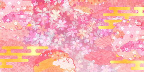 桜　春　花　背景
