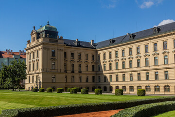 Obraz premium Strakova akademie in Prague, seat of the Government of the Czech Republic