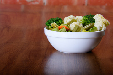 bowl of fresh vegetables