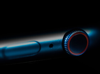 The red ring in the black Digital Crown.