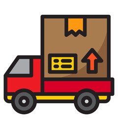 truck color line style icon