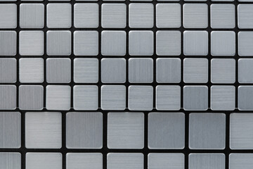Naklejka premium 背景素材 金属 タイル