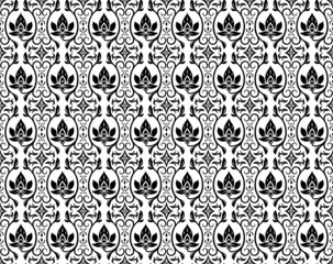 アジア調パターン05（黒）