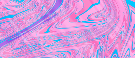 Pink liquid marble ink scape abstract background