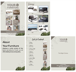 Book catalogue templates for anything, be it industry, furniture or all kinds of your design needs