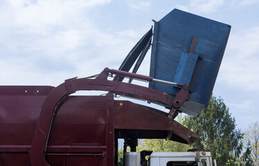Collection the transportation of domestic garbage by municipal service employees