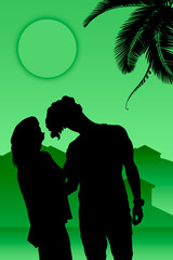 visit to a tropical village