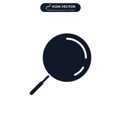 magnifying glass icon symbol template for graphic and web design collection logo vector illustration