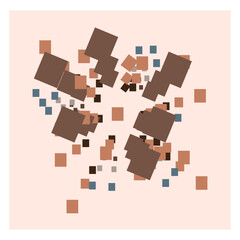 Abstract trendy bright artistic background templates. Fashionable template for design.