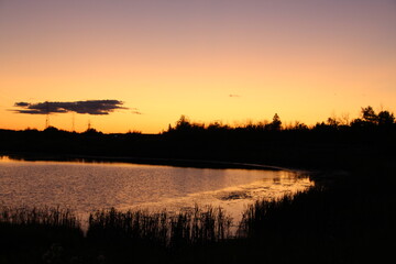 September Sunset On The Lake