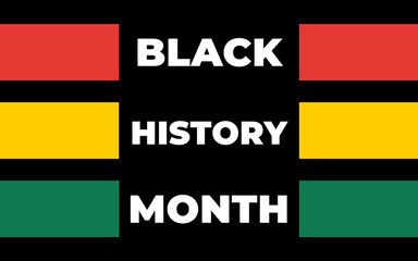 Fototapeta na wymiar Black history month celebrate .African-Americans Black history month. Celebrated annually in February in the USA and Canada. Black History Month Background.