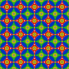 Traditional Egyptian Seamless Pattern