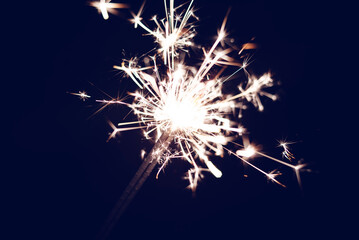 Fototapeta premium Beautiful holiday fireworks background material
