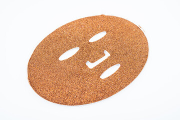 Raw material of natural seaweed mask particles