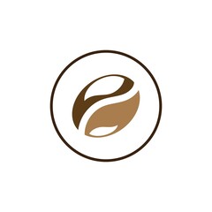 coffee bean cofee cup coffee logo icon vector