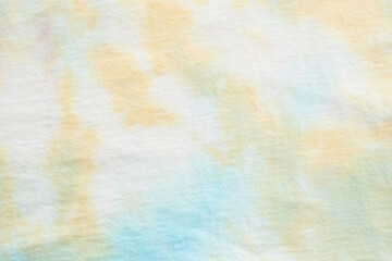 Fototapeta premium Colourful fabric cotton textured background banner, Fashion textile design, close up, top view, flat lay