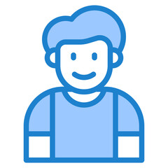 boy avatar blue style icon