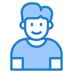 boy avatar blue style icon
