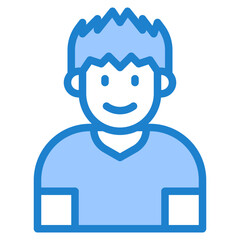 boy avatar blue style icon