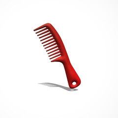 comb 3d icon render