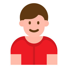 boy avatar flat style icon