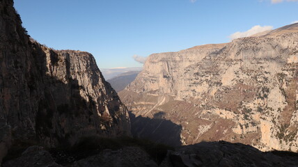 Vikos gorge in Greece