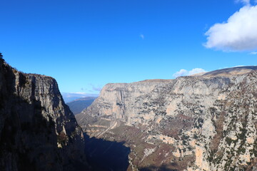 Vikos gorge in Greece