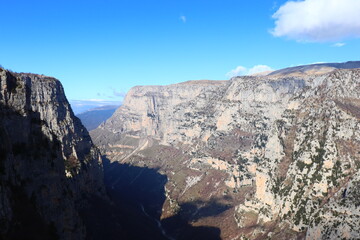 Vikos gorge in Greece