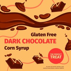 Dark chocolate gluten free corn syrup desserts
