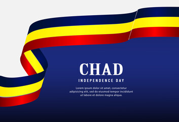 Happy independence day of Chad. template, background. Vector illustration - Powered by Adobe