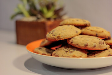 cookies on a plate