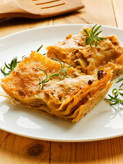 Traditional italian lasagne
