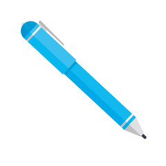 blue pen ink
