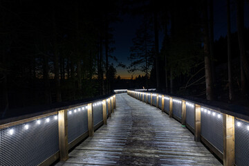 West Vancouver Trestle Bridge at Dusk in Cypress Village