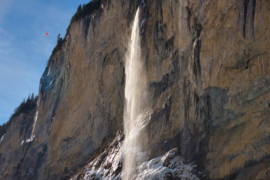 Staubbachf&auml;lle in Lauterbrunnen in der Schweiz