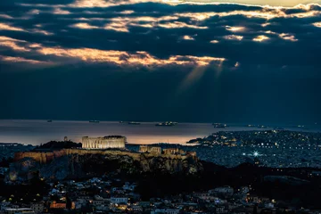 Gardinen Panorama of Athens & Pireaus © 4th Life Photography