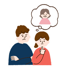 高齢の母親に悩む夫婦
