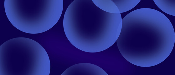 abstract blue background with waves bubbles bokeh