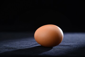 eggs on a black background